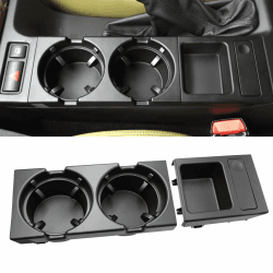 TTCR-II kompatibel mit BMW 3er Getränkehalter Auto E46 1997-2006 Mittelkonsole Becherhalter Auto 3er 316i 318i 318d 320i 320d 323i 325i 325xi 328i 330i 330xi M3 (51168217953)-Schwarz Schwarz E46 Angebot bei HelloDeals