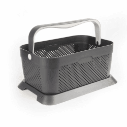rati Basket - Grau, Smarter Auto Korb zum Einkauf & Outdoor-Aktivitäten, mit Befestigungsadapter zum Kofferraum, rutschfest und Stabil während der Fahrt I Schwarz, aus 94% Recycling Material Angebot bei HelloDeals