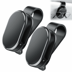 Tbintul Brillenhalter für Auto Sonnenblende, Minimalistischer Auto-Brillenclip, Universal Brillenhalter Auto, Universelles Auto-Innenraum-Zubehör für Die Meisten Brillen und Sonnenbrillen, 2 Stück Angebot bei HelloDeals