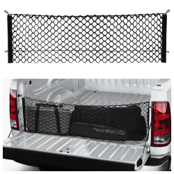 Gepäcknetz Auto mit hoher Elastizität & Zugfestigkeit,Universal Kofferraum Netz für Auto SUV LKW,Ideal Auto Netz Kofferraum Auto Zubehör Organisieren Sie Viele Gegenstände (XL: 125x40cm) Angebot bei HelloDeals