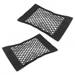 GEBAUM Kofferraum-Organizer, 2 Stück Autozubehör, 38 × 25 cm Kofferraum-Taschen, Klettverschluss, Aufbewahrung für Flaschen, Lebensmittel und das Nötigste Angebot bei HelloDeals