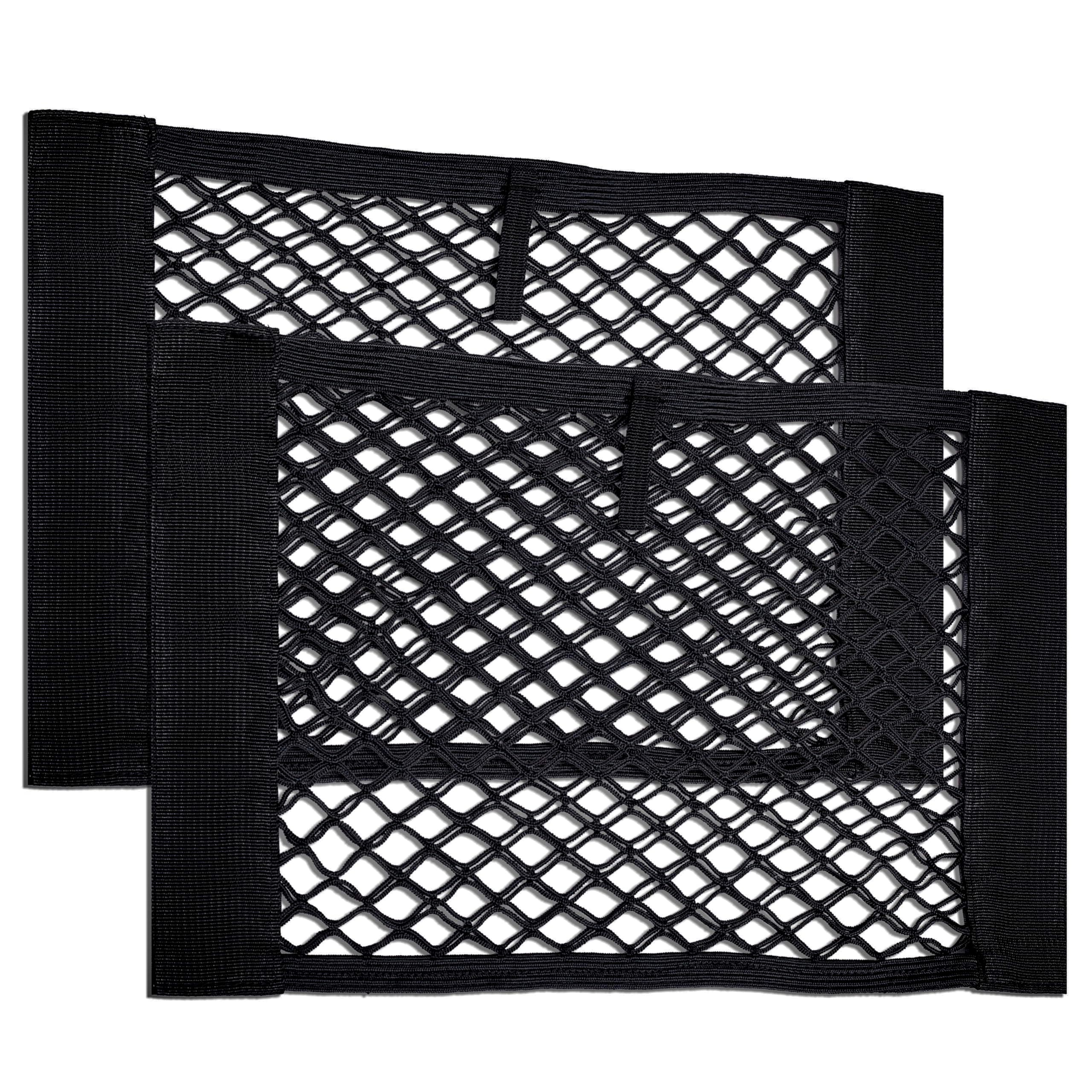 Vicera Kofferraum Netztasche Auto mit Klett • Kofferraumnetz zum Aufbewahren & Verstauen • Kofferraum Netztasche Klett 40x25 cm 2er Set • Aufbewahrungsnetz Auto 40x25cm Angebot bei HelloDeals
