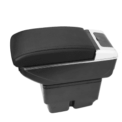 MARCHFA Armlehnen-Aufbewahrungsbox, passgenau für Fiesta 2009–2017 Armlehnenbox 1 Stück (Schwarz Nähte) (mit USB) MA-102712-EU Angebot bei HelloDeals