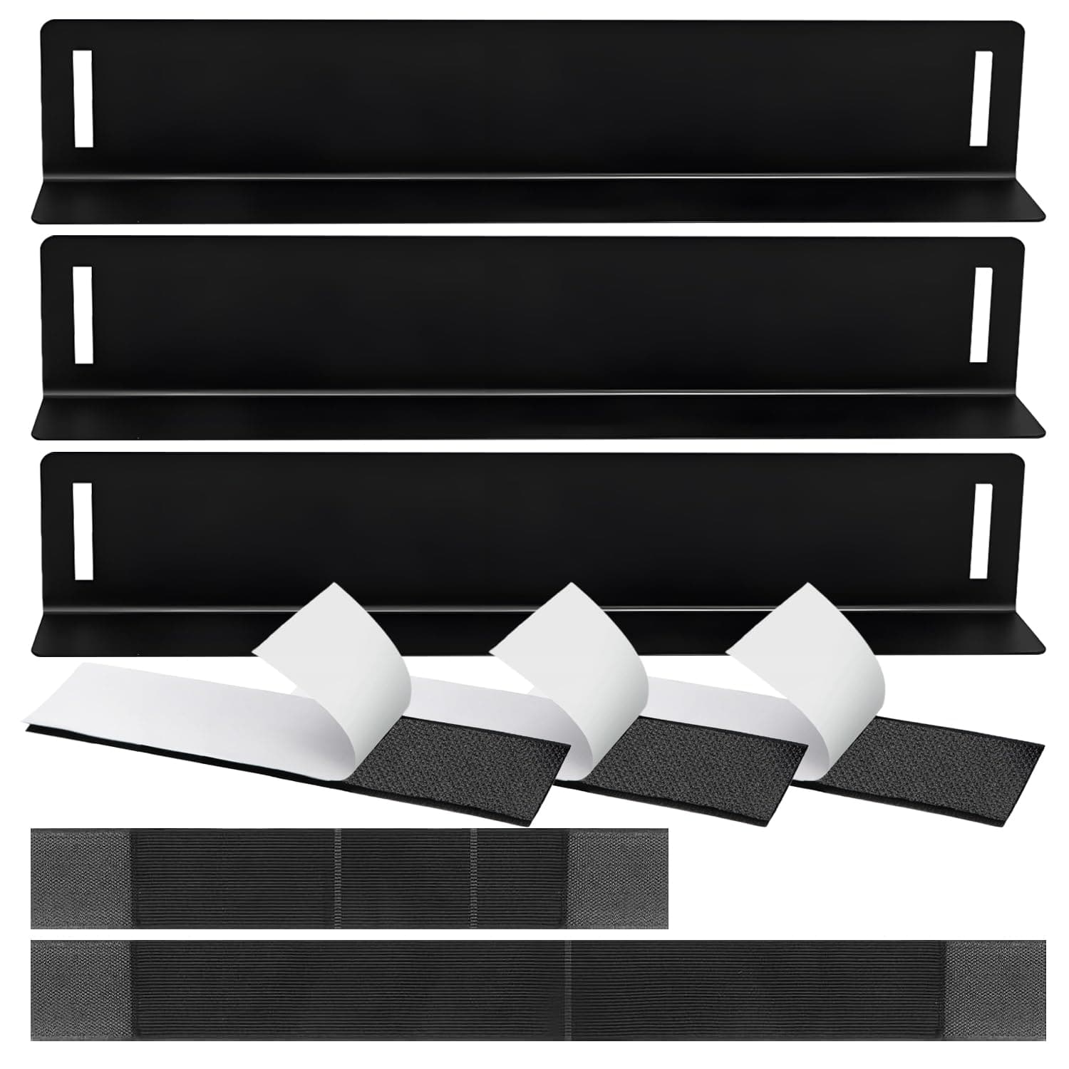 3 Stück ＋2pcs Auto Kofferraum Organizer Klett mit Klettverschluss, Klettverschluss Befestigung Strap Trunk Lagerung Auto Organizer für die Organisation des Kofferraumtasche von PKWs SUVs und Kombis Angebot bei HelloDeals