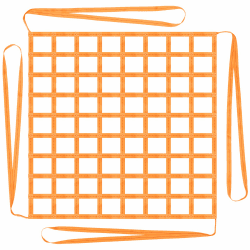 JTNero Hebe-Hebenetz 1 x 1 m Ladung Hängendes Netz 300 kg Polyester Schlingen Hebenetz Hohe Tragfähigkeit Hangendes Hebenetz zum Be und Entladen von Fracht, Verschleißfestigkeit Angebot bei HelloDeals