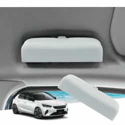 GAFAT 2020-2024 2025 0pel Corsa F/Astra L/Grandland X Sonnenbrillenhalter Brillenetui, Corsa-e Aufbewahrungsbox Organizer, OEM Original, Kompatibel mit Opel Corsa F Zubehör (Weiß) Angebot bei HelloDeals