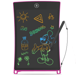 GUYUCOM LCD Schreibtafel 8,5 Zoll LCD Zaubertafel, Kinderspielzeug Schreibtablet mit hellerem Bildschirm, löschbarer und Anti-Clearance-Funktion,Geschenke Spielzeug für 2 3 4 5 Jahre alt Jungen Rosa 15B x 0.5H cm Angebot bei HelloDeals
