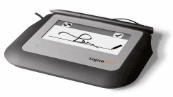 signotec Sigma - Unterschriftenpad mit 4" Monochrome-LCD mit Hintergrundbeleuchtung, Hochauflösender Stiftsensor, 1.024 Druckstufen, 500 Hz Abtastrate, RSA-Verschlüsselung, USB-Anschluss Angebot bei HelloDeals