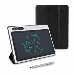 LCD Schreibtafel 9 Zoll, LCD Schreibbrett für Erwachsene Büro Kinder,schreibtafel elektronisch maltafel zeichenblock mit Magnetstift,Tragbar Schreibtablett für Notizen, Memo, to-Do-Listen, Skizzen schwarz (mit Lederetui) Angebot bei HelloDeals