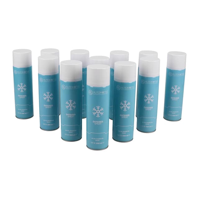 AG Automotive Scheibenenteiser Spraydose Entfrosterspray Enteiserspray 12x 500ml