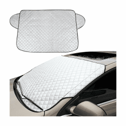 JNNJ Auto Windschutzscheiben Abdeckung, Wasserdicht Faltbar Autoscheibenabdeckung Frostschutz Abdeckung, Mehrzweck Eisschutzfolie,Winterabdeckung Für Schnee(100x145cm) Angebot bei HelloDeals