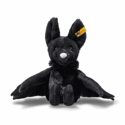 Steiff Kuscheltier Boris Fledermaus, Süßes Stofftier, Kinder, Jungen & Mädchen, Friends, Plüschtier 18 cm, Klein, Schwarz, 056604 Angebot bei HelloDeals