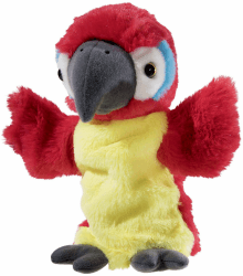 Heunec 394377 Handspielpuppe Papagei, mehrfarbig Angebot bei HelloDeals