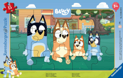 Ravensburger Kinderpuzzle - 12004109 Bluey - Rahmenpuzzle für Kinder ab 3 Jahren, mit 15 Teilen Angebot bei HelloDeals