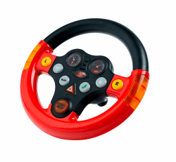 Big 800056459 - Multi-Sound-Wheel - Lenkrad mit Verkehrssounds, für Bobby Cars ab dem Baujahr 2010, sowie für Big-Traktoren, Spielzeuglenkrad für Kinder ab 1 Jahr Verkehrssounds Single Angebot bei HelloDeals
