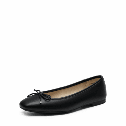 DREAM PAIRS Damen Ballerinas Damen Flats Square Toe Ballet Flats Bequeme Casual Ballerina Flats Abendschuhe mit Schleife Geeignet 36.5 EU Schwarz Angebot bei HelloDeals
