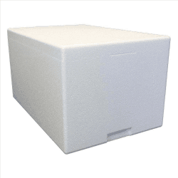 Styroporbox/Thermobox - 41,5 Liter - 60 x 40 x 33 cm/Wandstärke 4 cm - Styrobox Angebot bei HelloDeals
