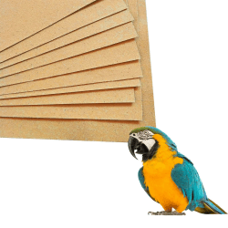 20 Stück Kiespapier für Vogelkäfig, 43 x 28 cm Vogelkäfig-Kies, Schleifpapier für Vögel, Einfach zu Reinigendes Sandpapier, Kalziumpapier mit Meersand für Papageien Sittiche Nymphensittiche Wildvögel 20 Pack Angebot bei HelloDeals