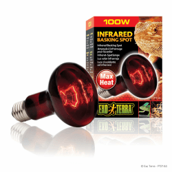 Exo Terra Infrared Basking Spot, Wärmespotlampe, R25, 100W, Fassung E27 1 Stück (1er Pack) R25 / 100 W Angebot bei HelloDeals