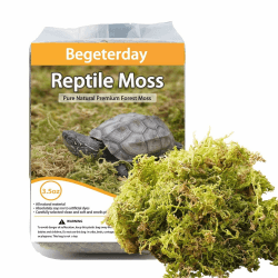 Begeterday 99g Reines Natürliches Moos für Schildkröten, Ideales Zubehör für Schildkrötenbecken, Gut für Die Aufrechterhaltung Der Luftfeuchtigkeit Und Zum Warmhalten im Winter Angebot bei HelloDeals