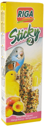 Riga - Sticky für Alle Vögel - Gebackene Sticks - Mischung aus Körnern, Getreide und Mango - Schachtel mit 2 Sticky Sticks, 60 g (1er Pack) Angebot bei HelloDeals