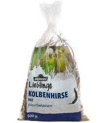 Dehner Vogelfutter, Kolbenhirse, rot, 500 g 500 g (1er Pack) Angebot bei HelloDeals