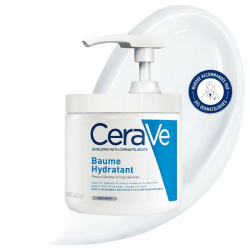 CeraVe Feuchtigkeitscreme für Körper und Gesicht, Mit Pumpspender, Creme für trockene bis sehr trockene Haut, Mit Hyaluron und 3 essenziellen Ceramiden, 454 g Angebot bei HelloDeals