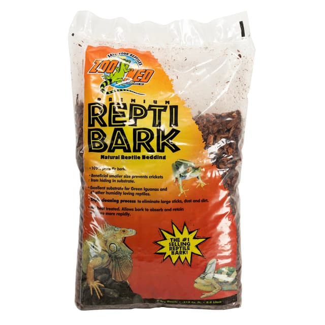 Zoo Med Repti Bark – Terrarium Decor, kleine natürliche Tannenrinde, wiederverwendbar, 8.8 l 8,8 l