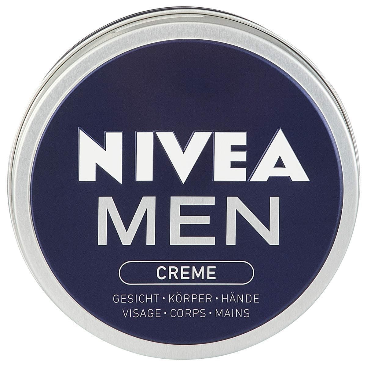 NIVEA MEN Creme, pflegende Hautcreme mit Vitamin E für intensive Feuchtigkeit,Hautpflege für Männer, ideal für Körper, Gesicht und Hände (150 ml) 150 ml (1er Pack) 150 ml