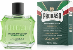 Proraso After Shave Lotion Refresh, 100 ml, Aftershave für Männer mit Eukalyptusöl & Menthol, hilft der Haut, sich nach der Rasur zu regenerieren, Made in Italy 100 ml (1er Pack) Angebot bei HelloDeals