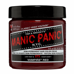 Manic Panic Vampire Red Classic Creme, vegan, tierversuchsfrei, semipermanente Haarfarbe, 118 ml Vampire Red 118 ml (1er Pack) Angebot bei HelloDeals