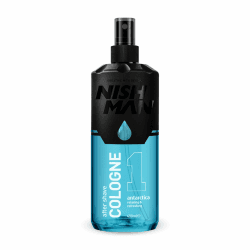 NISHMAN Aftershave Cologne 01 - Antarctica 400ml – Erfrischende Aftershave Sprüh-Lotion für Herren – Duft von Zitrusfrüchten, Grapefruit, Mandarine, Meerwasser – Herren Aftershave Kölnisch Wasser Angebot bei HelloDeals