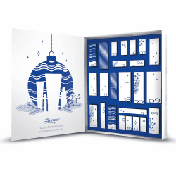 La mer Adventskalender 2025-24 kleine Pflegeprodukte mit Meeresschlick-Extrakt aus Cuxhaven Angebot bei HelloDeals