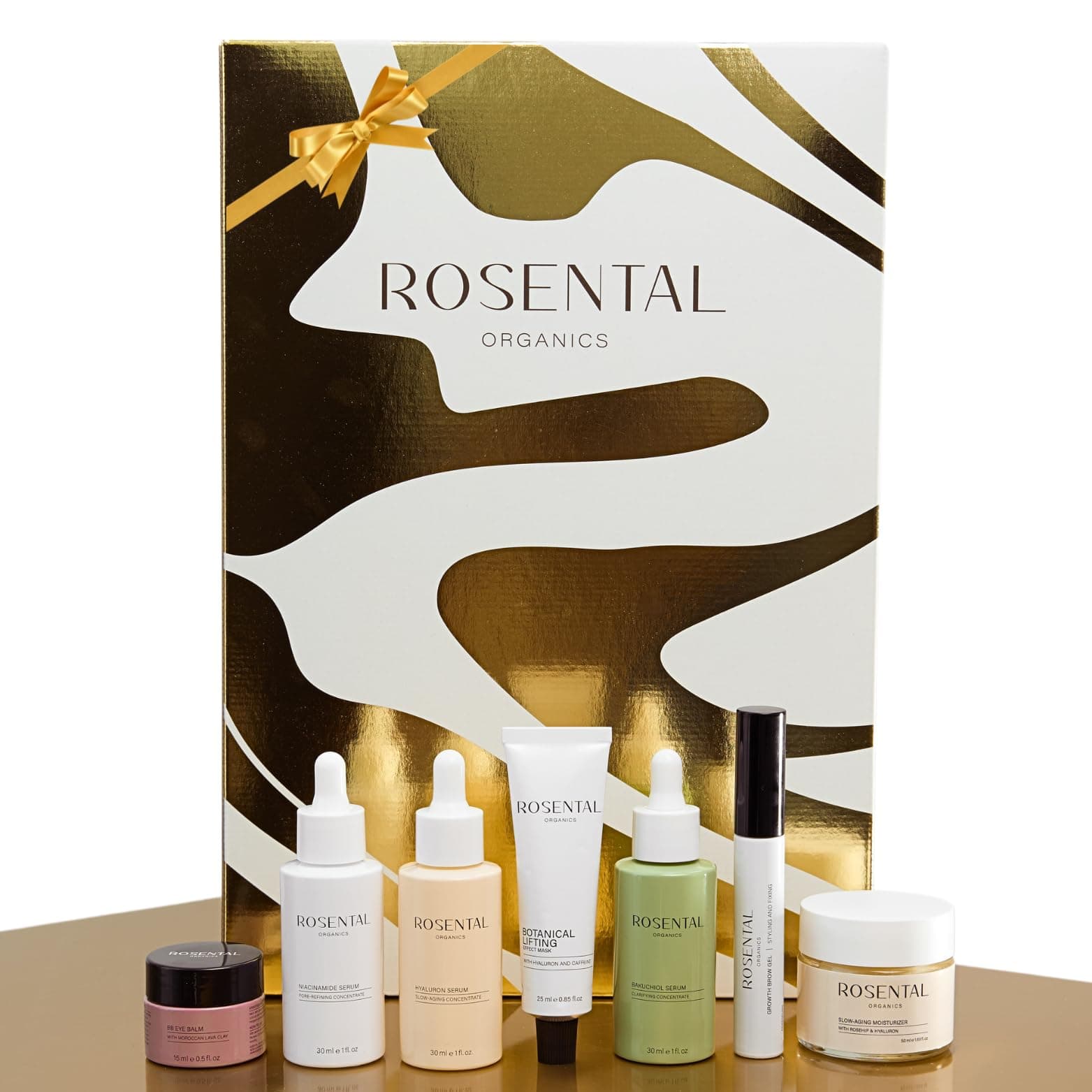 Rosental Organics Adventskalender 2025 – Luxus Beauty Kalender Damen mit 24 Überraschungen, Skincare, Makeup, Haircare & Tools – Naturkosmetik im Wert von 609 €