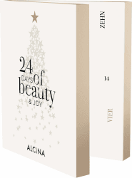ALCINA Adventskalender '24 days of beauty & joy' beinhaltet 24 Überraschungen aus Haarpflege, Gesichtspflege und Make-up | 1 Stück Angebot bei HelloDeals