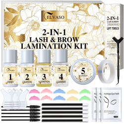 Augenbrauen Lifting & Wimpernlifting Set 2-in-1, Professionelles Lash Lifting & Brow Lifting Set für dichtere Augenbrauen und langanhaltend geschwungene Wimpern, 5–6 Anwendungen, für Zuhause und Salon Angebot bei HelloDeals