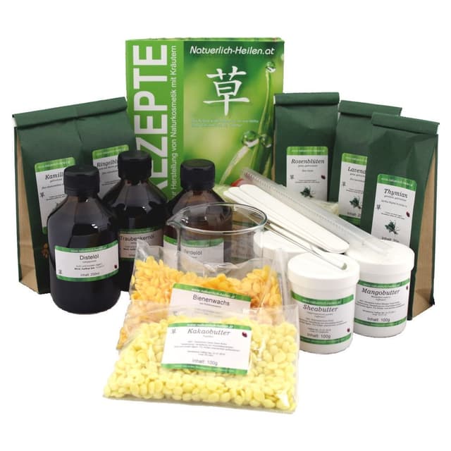 Naturkosmetik selber machen - Starterset groß - Rezepte und das wichtigste Zubehör für die optimale Herstellung Ihrer Naturkosmetik