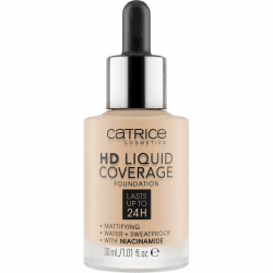 Catrice HD Liquid Coverage Foundation, Nr. 010, Nude, langanhaltend, mattierend, matt, für unreine Haut, vegan, ölfrei, wasserfest, ohne Parabene, 1er Pack (30ml) 010 Light Beige 30 ml (1er Pack) Angebot bei HelloDeals