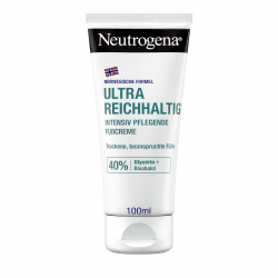 Neutrogena Ultra reichhaltige Fußcreme, nicht fettende Fußpflege Creme mit 40Prozent Glycerin + Bisabolol, schnell einziehende Feuchtigkeitscreme für trockene und beanspruchte Füße 100 ml 40% Glycerin 100 ml (1er Pack) Angebot bei HelloDeals
