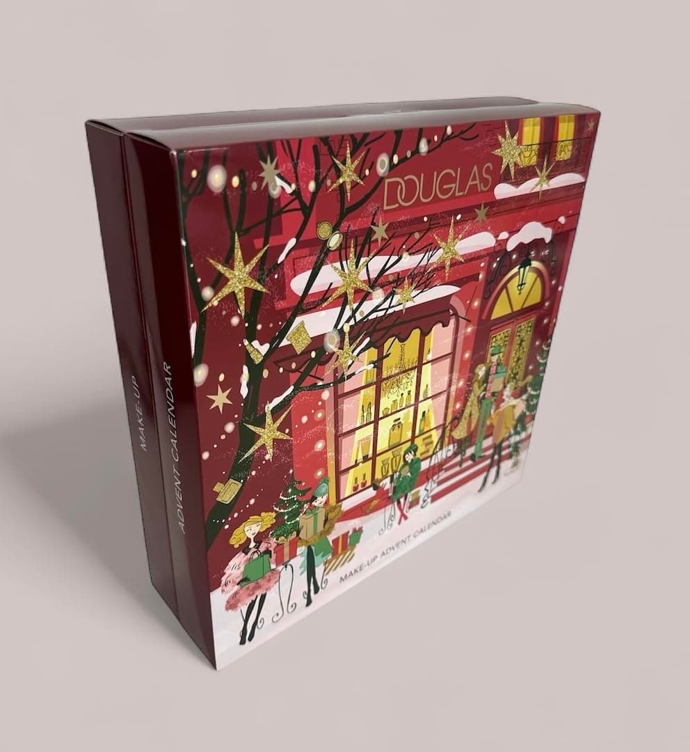 Douglas Adventskalender - 24 Make-Up Beauty Highlights für Damen 2025 NEU Rot - Beauty Kosmetik Adventskalender für Frauen + Mädchen - Limitiert