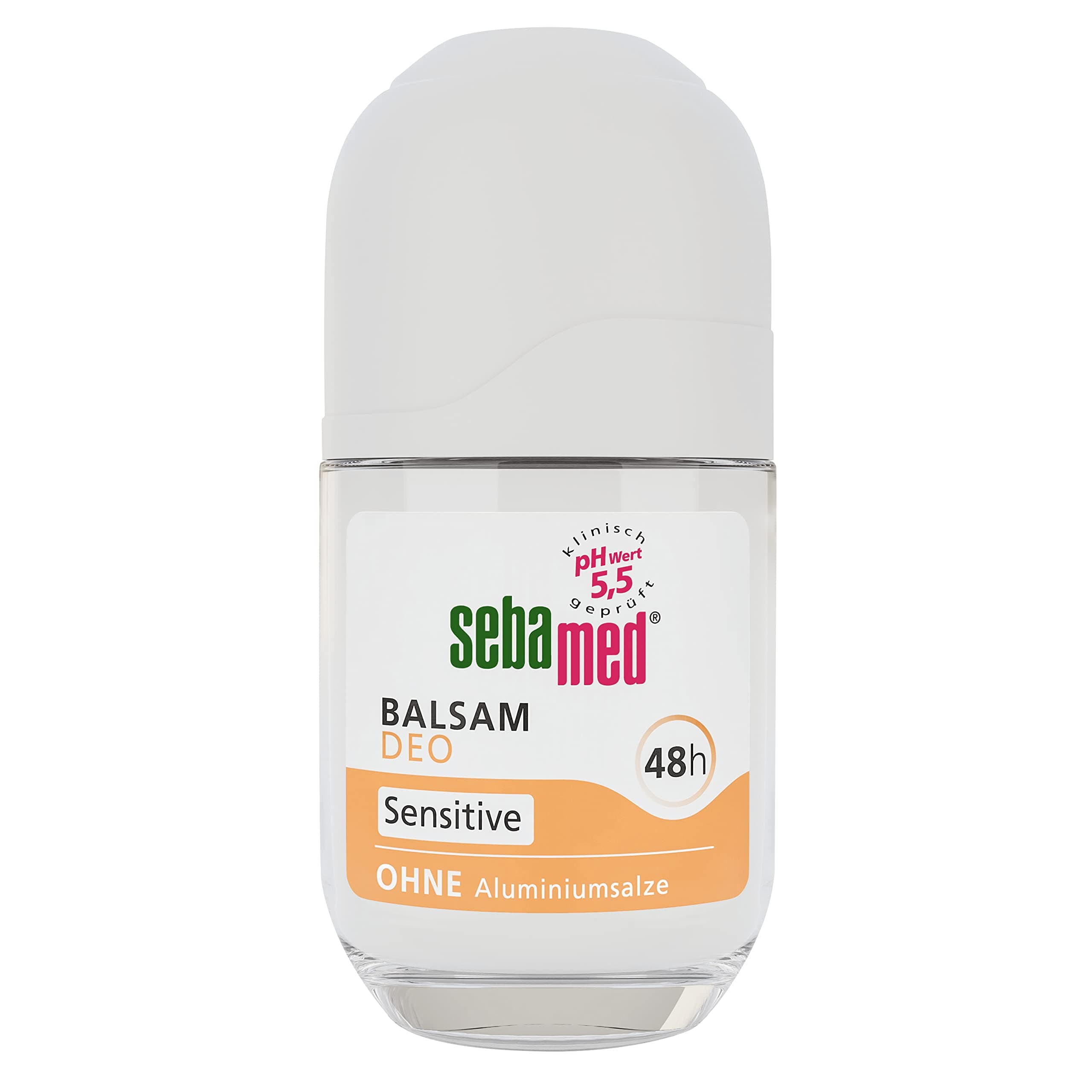 Sebamed Balsam Deo Parfumfrei Roll-on, zuverlässiger Schutz vor Körpergeruch, 48h Wirkung, besonders hautverträglich, frei von Parfum, ohne Aluminiumsalze, 50 ml Frisch 50 ml (1er Pack)