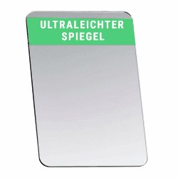 Falkenhorn Handspiegel – doppelseitiger, ultraflacher Acryl-Spiegel in rechteckiger Form, ideal für Basteln, Kinder, DIY, Geldbörse, Kosmetik und unterwegs – 15 x 20 cm (rechteckig), 1 Stück 1er Rechteckig - 15x20cm Angebot bei HelloDeals