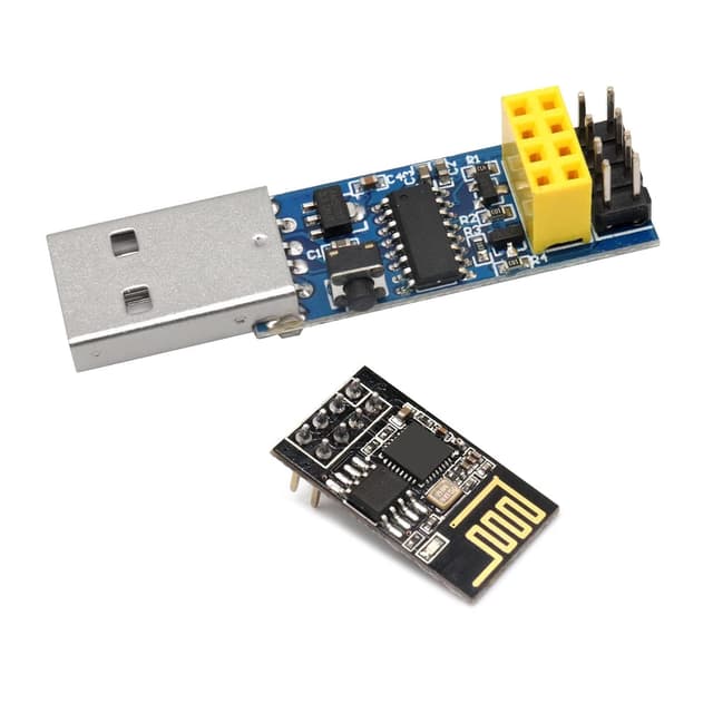 ARCELI 1PCS USB zu ESP Breakout ESP-01 Prog WiFi Programmer Downloader Adapter mit Reset Auto-Download Circuit