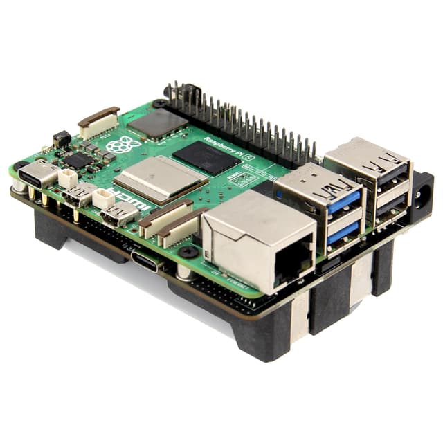 Geekworm X1205 5V UPS HAT Shield for Raspberry Pi 5|Max 5.1V 6A Output|Wide 9-18V Input|Auto Power On|Safe Shutdown|Power Loss Detection Function