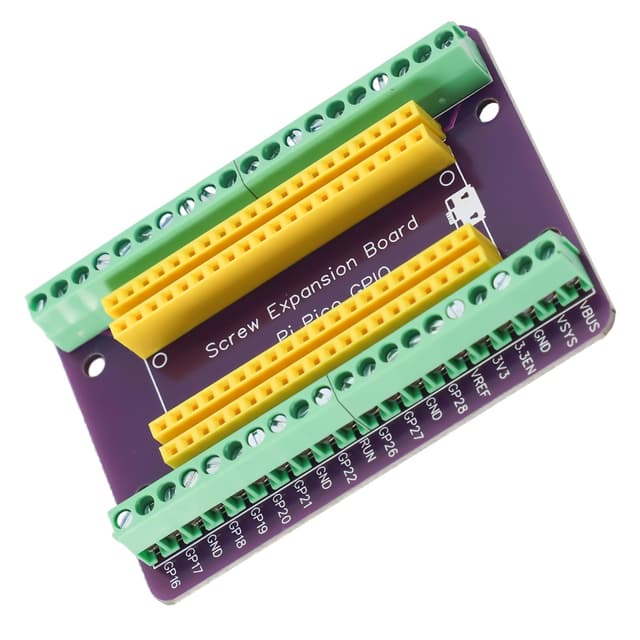 Pi Pico GPIO Erweiterungsplatine RUIZHI Pico GPIO Erweiterungsplatine GPIO Schnittstelle Dual-Core ARM Cortex M0+ Prozessor läuft bis zu 133 MHz Kompatibel mit Rasp-Berry-Pi Pico