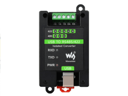 Waveshare USB to RS485/422, Industrial Grade Isolated Converter, Up to 1200m Long-Distance Transmission, Compatible with Mac/Linux/Android/Win11/10/8.1/8/7, Support Wall-Mount & Rail-Mount Angebot bei HelloDeals