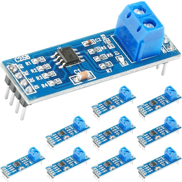 DAOKAI MAX485-Modul TTL zu RS-485 MCU Entwicklungsboard RS485 Adapter Modul Konverterplatine,für Arduino Integrierte Schaltungen(10 Stück)