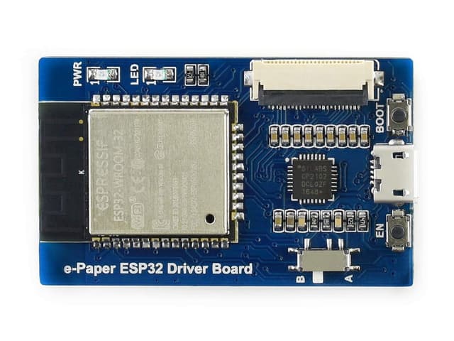 Waveshare Universal e-Paper Driver Board with WiFi SoC ESP32 Onboard Supports Various SPI e-Paper Raw Panels