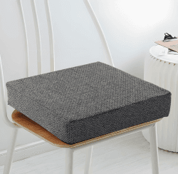 Schwar Textilien ® | Orthopädische Sitzerhöhung | Grobgewebt | 40x40x10 cm | Anthrazit Angebot bei HelloDeals