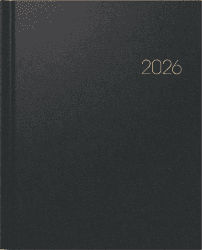 BRUNNEN Buchkalender Mod. Manager Wt 7 weektimer 2026 | 210×260 mm, Kunststoff, schwarz Angebot bei HelloDeals